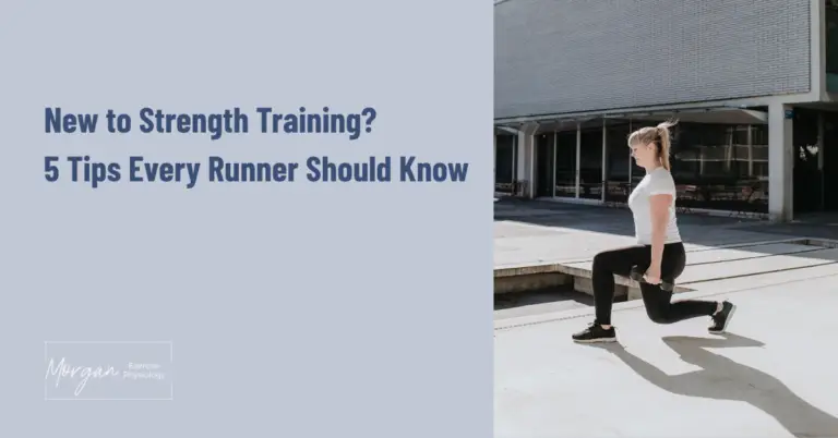 2. Runner performing lunges as part of strength training